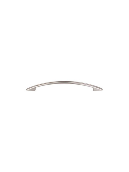 Tango Cut-Out Cabinet Pull - 7 1/2 inch Center-to-Center in Satin Nickel.